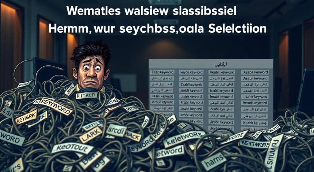 أخطاء شائعة في اختيار الكلمات المفتاحية